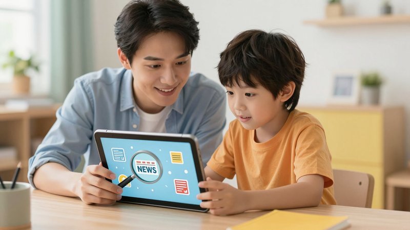 Literasi Media AI: Anak: Membedakan Fakta,